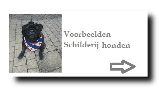 Schilderij foto hond naschilderen