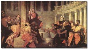 Schilderij Veronese, Jesus among Doctors in Temple