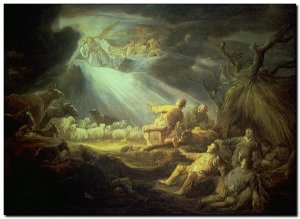 Schilderij Cuyp, Annunciation to Shepherds