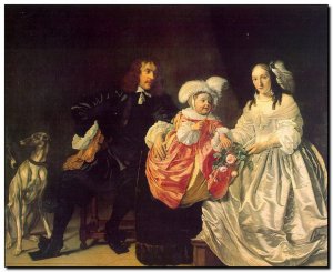 Schilderij Helst, Family Portrait 1652