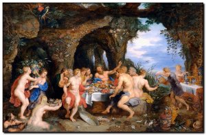 Schilderij Rubens & Brueghel (together), Feast of
