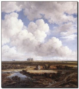 Painting VanRuysdael, Haarlem with Bleaching Grounds 1665