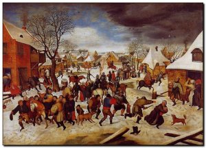 Schilderij Brueghel Jr, Massacre of Innocents 1625