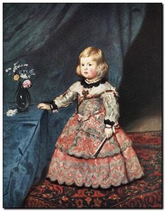 Schilderij Velásquez, Infanta Marguarite Therese 1