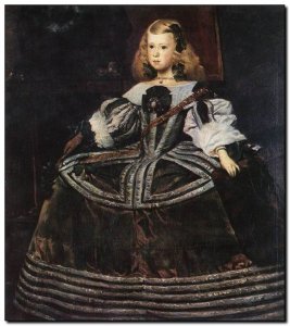 Schilderij Velazquez, Infanta Margarita c1660