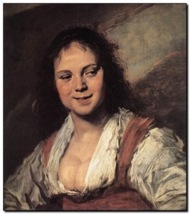 Schilderij Hals, Gypsy Girl (sic) 1628ff