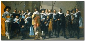 Schilderij Hals & Codde, De Magere Compagnie 1637