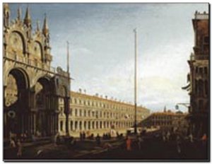 Schilderij Bellotto, Piazza San Marco