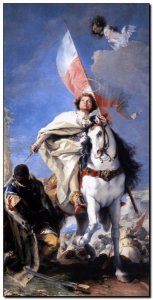 Schilderij Tiepolo, St James Greater Conquering Mo