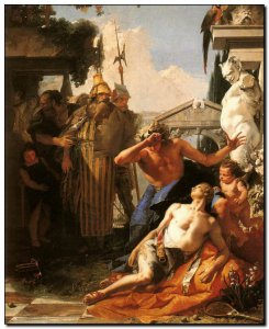 Schilderij Tiepolo, Death of Hyacinth 1752f