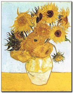 Schilderij VanGogh, Vase with 12 sunflowers