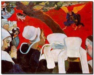 Schilderij Gauguin, Vision After the Sermon, Jacob