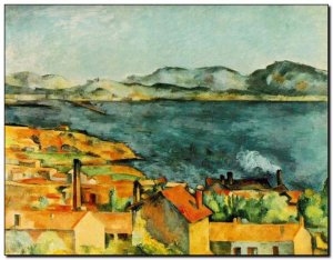 Schilderij Cézanne, Bay of Marseilles 1886-90