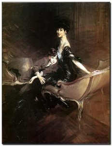 Gemälde Boldini, Consuelo, Duchess of Marlborough, with Son Ivor Spencer Churchil 1906
