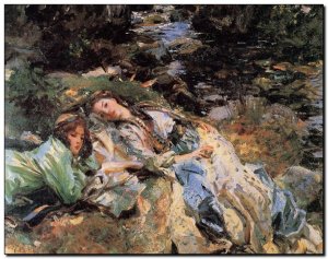 Painting  Sargent, Brook 1907