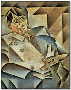 Schilderij Gris, Portrait of Picasso 1912