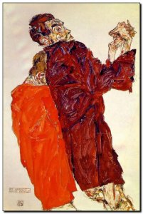 Schilderij Schiele, Truth Unveiled 1913