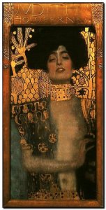 Schilderij Klimt, Judith I 1901