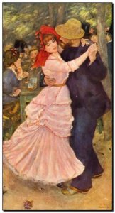 Schilderij Renoir, Bougival Bal