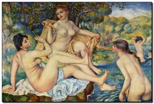 Schilderij Renoir, Bathers 1884-7