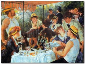 Schilderij Renoir, Le Déjeuner des Canotiers 1881