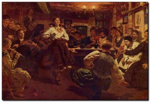 Schilderij Repin, Party 1883