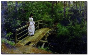 Gemälde Repin, Summer landscape, Vera Aleks_