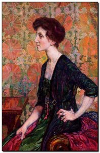 Gemälde VanRysselberghe, Else Lampe-Von Quita 1911