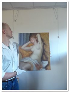 50x60cm schilderij 00009 schilderij Monet naakte vrouw