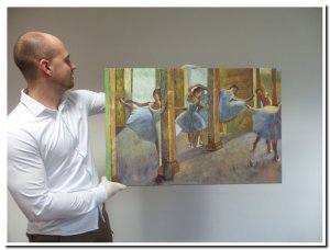 60x90cm schilderij 000035 schilderij reproductie Degas de balletschool
