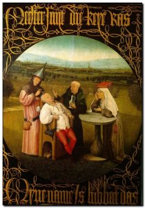 Schilderij Bosch, Extraction of Stone of Madness