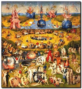Schilderij Bosch, Garden of Delights (center)