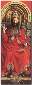 Schilderij VanEyck, Ghent Altarpiece - God Almight