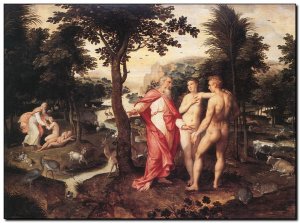 Schilderij DeBacker, Garden of Eden