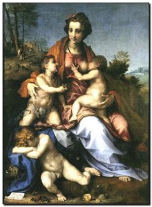 Painting DelSarto, Charity 1518