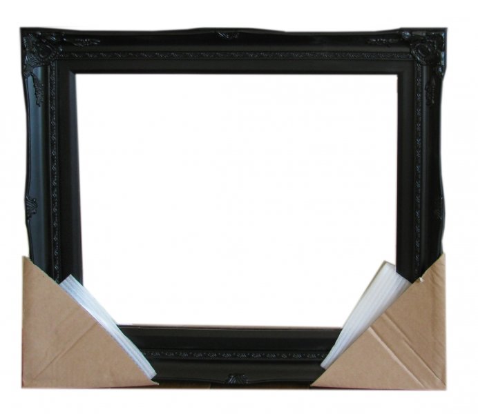 foto-schilderijlijst-frame-kader-barok-ornament-zw